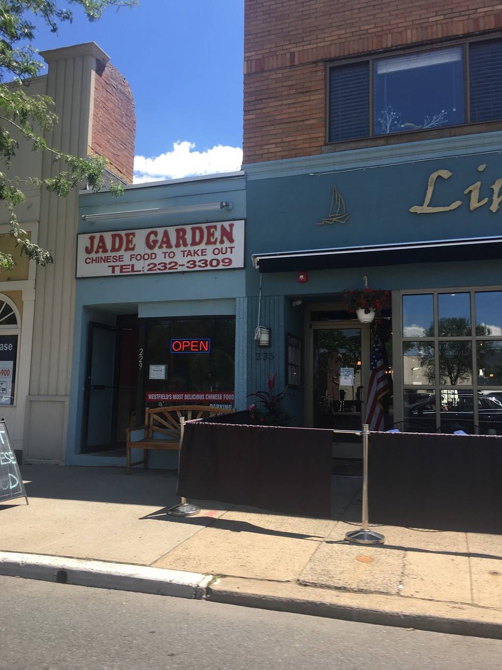 Jade Garden | restaurant | 229 N Ave W, Westfield, NJ 07090, USA | 9082323309 OR +1 908-232-3309