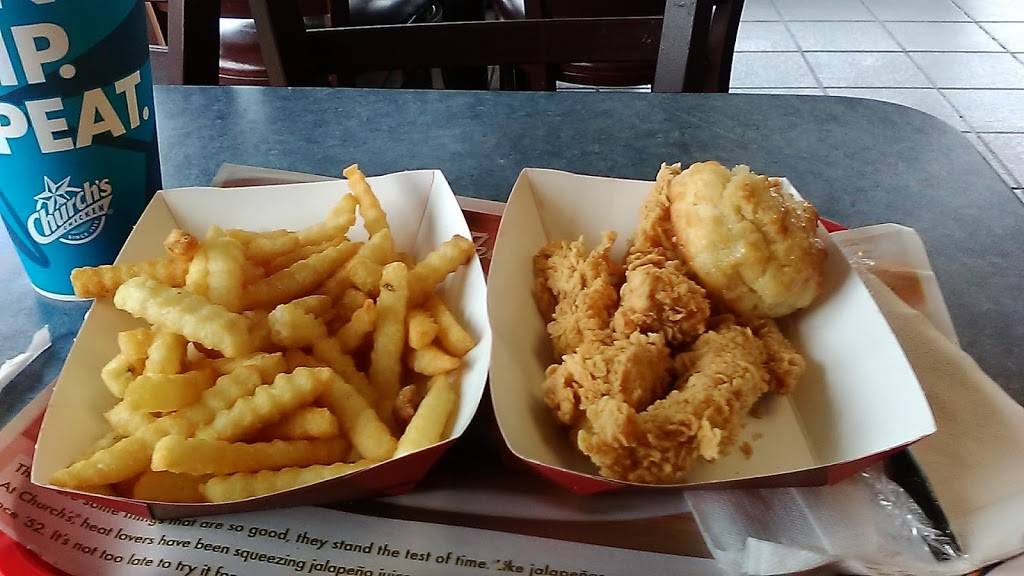 Churchs Chicken | restaurant | 210 White Horse Pike, Lawnside, NJ 08045, USA | 8565470429 OR +1 856-547-0429