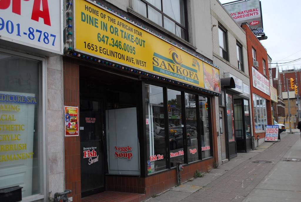 Sankofa lounge Restaurant & Bar | restaurant | 1653 Eglinton Ave W, York, ON M6E 2H1, Canada | 4167870098 OR +1 416-787-0098