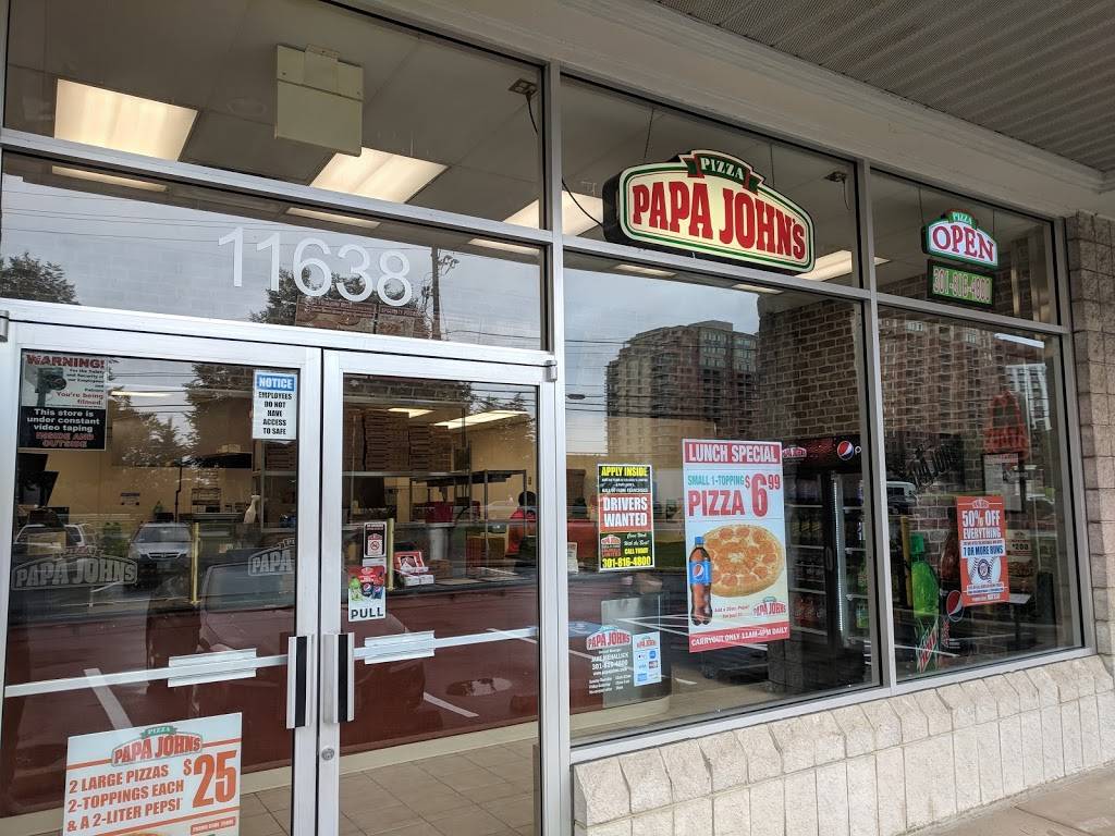 Papa Johns Pizza | restaurant | 11638 Rockville Pike, Rockville, MD 20852, USA | 3018164800 OR +1 301-816-4800