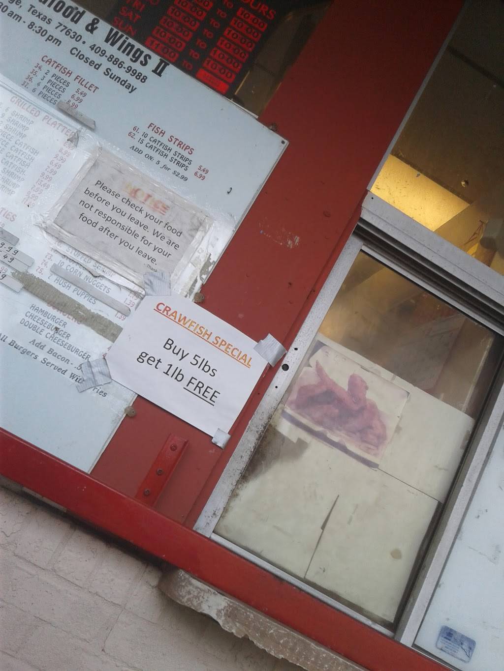 Kajun Seafood & Wings 2 | restaurant | 1102 W Park Ave, Orange, TX 77630, USA | 4098869988 OR +1 409-886-9988