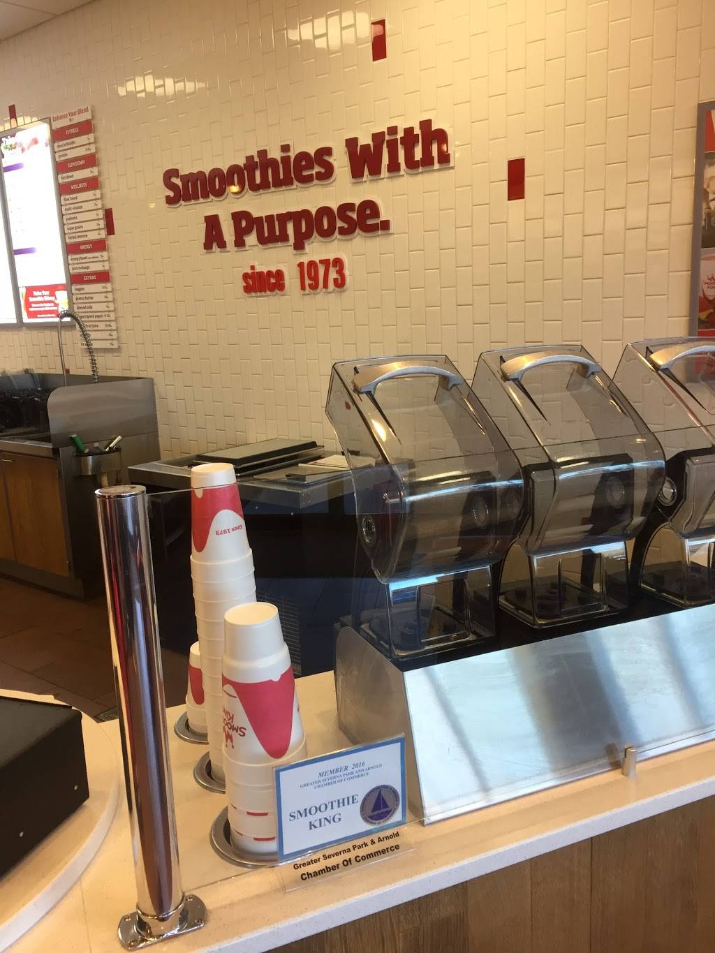 Smoothie King | restaurant | 556 Ritchie Hwy, Severna Park, MD 21146, USA | 4439062512 OR +1 443-906-2512