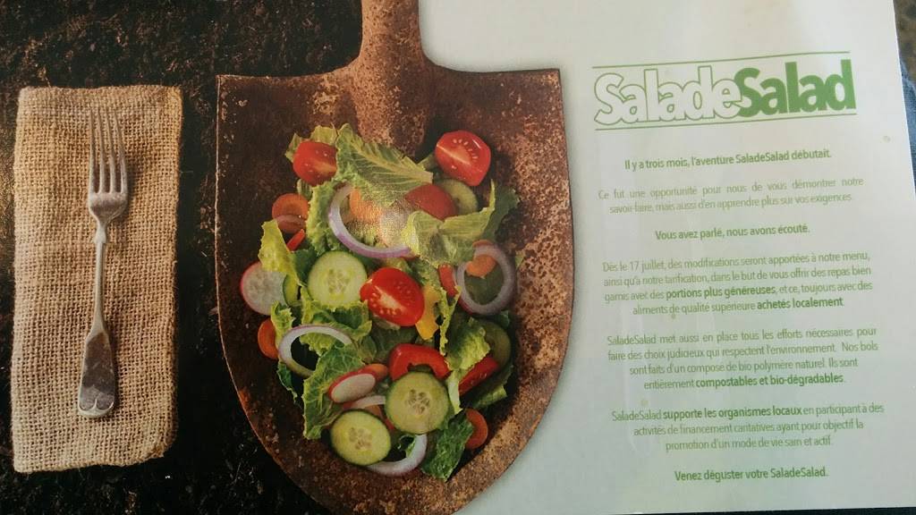 Salade Salad | restaurant | Royal Trust Company, 3540 Boulevard des Forges, Trois-Rivières, QC G8Y 5H5, Canada | 8193752226 OR +1 819-375-2226
