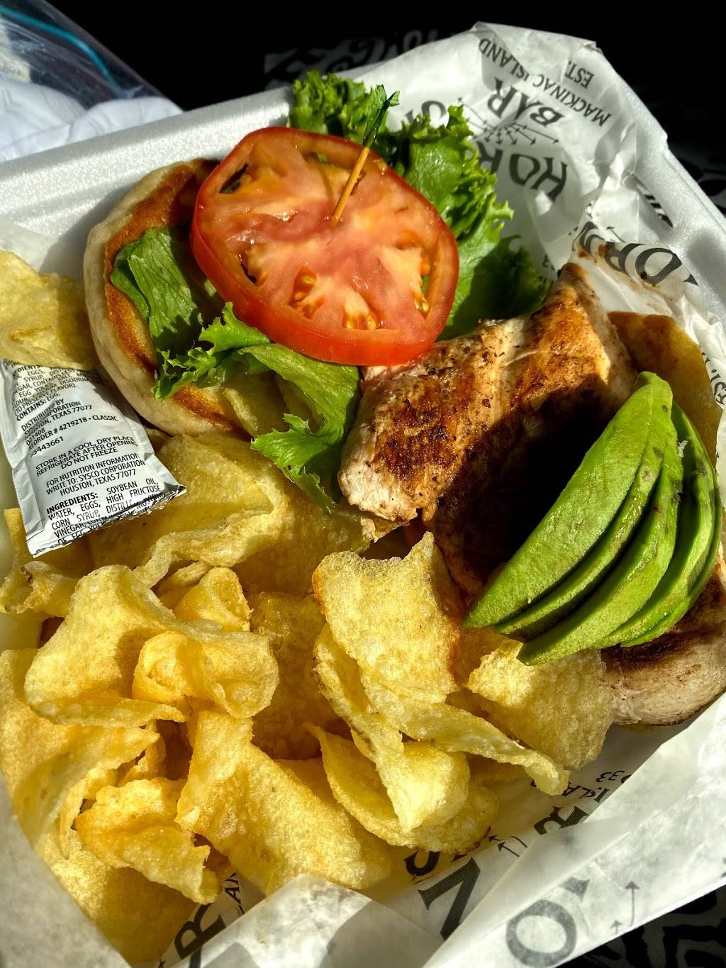 Horns Gaslight Bar & Restaurant | restaurant | 7300 Main St, Mackinac Island, MI 49757, USA | 9068476154 OR +1 906-847-6154