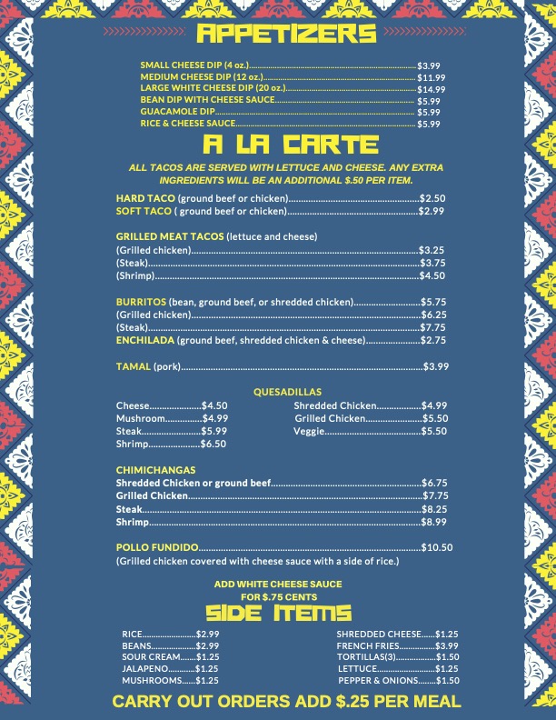 Nopal Mexican Restaurant | restaurant | 303 Pine Bluff Hwy, England, AR 72046, USA | 5018429334 OR +1 501-842-9334