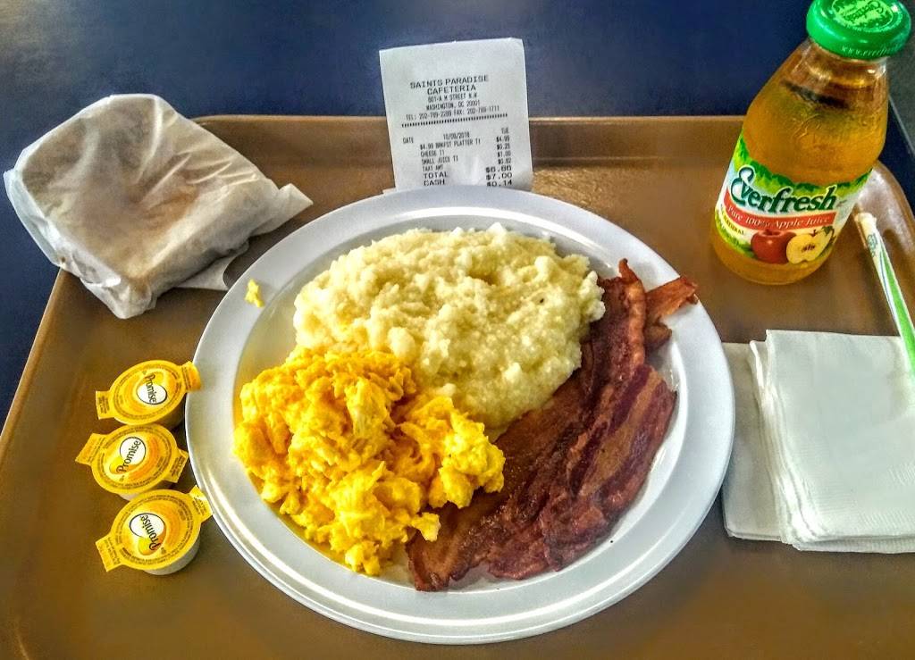Saints Paradise Cafeteria | restaurant | 601 M St NW, Washington, DC 20001, USA | 2027892289 OR +1 202-789-2289
