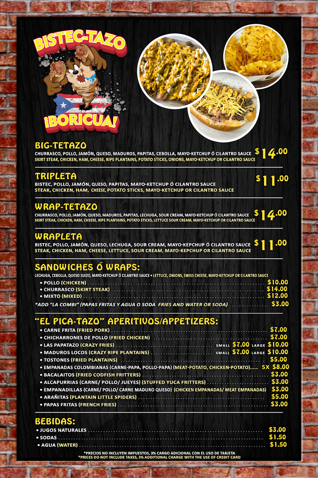 BistecTazo Boricua | restaurant | 323 U.S. Hwy 17-92 N, Haines City, FL 33844, USA | 8633683869 OR +1 863-368-3869