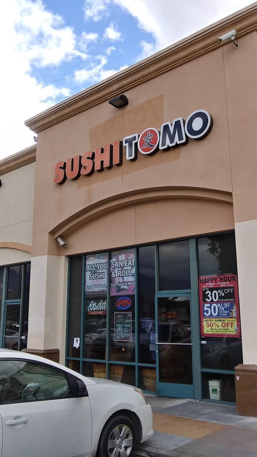 Sushi Tomo | restaurant | 4275 University Pkwy, San Bernardino, CA 92407, USA | 9098878600 OR +1 909-887-8600