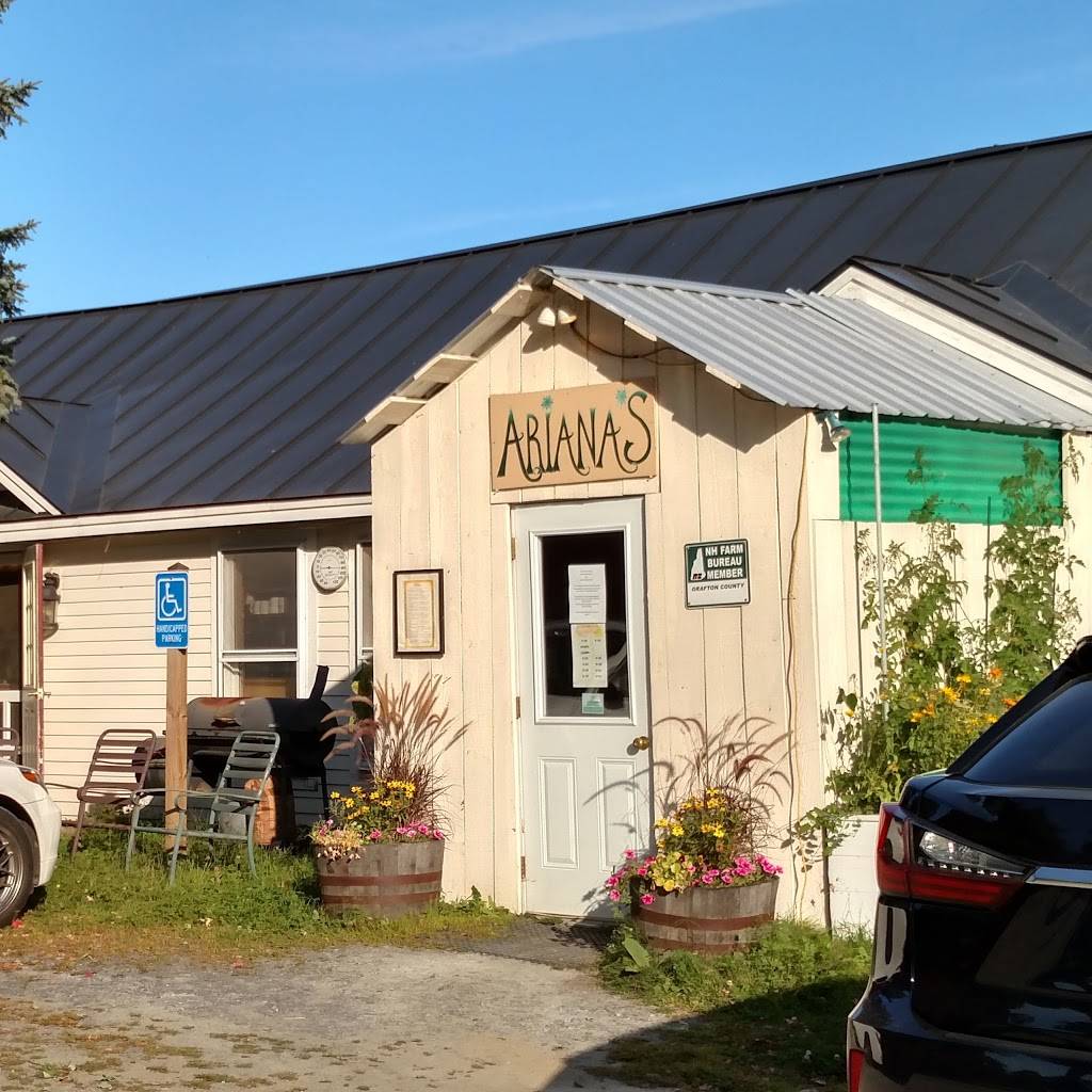 Arianas Restaurant | restaurant | 1 Market St, Lyme, NH 03784, USA | 6033534405 OR +1 603-353-4405