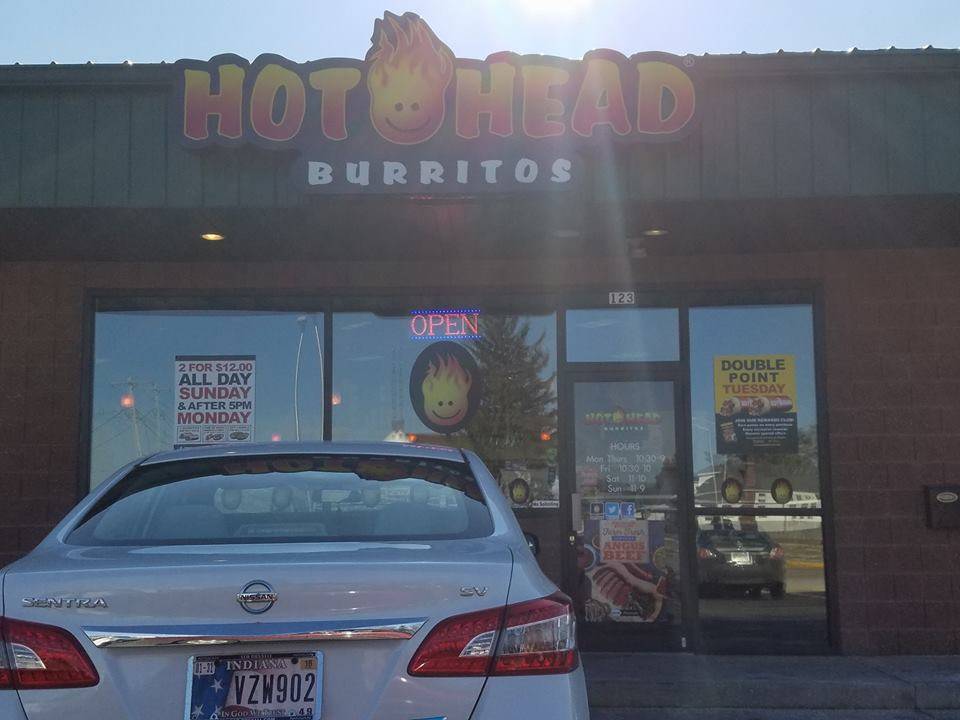 Hot Head Burritos | restaurant | 123 National Rd W, Richmond, IN 47374, USA | 7654882154 OR +1 765-488-2154