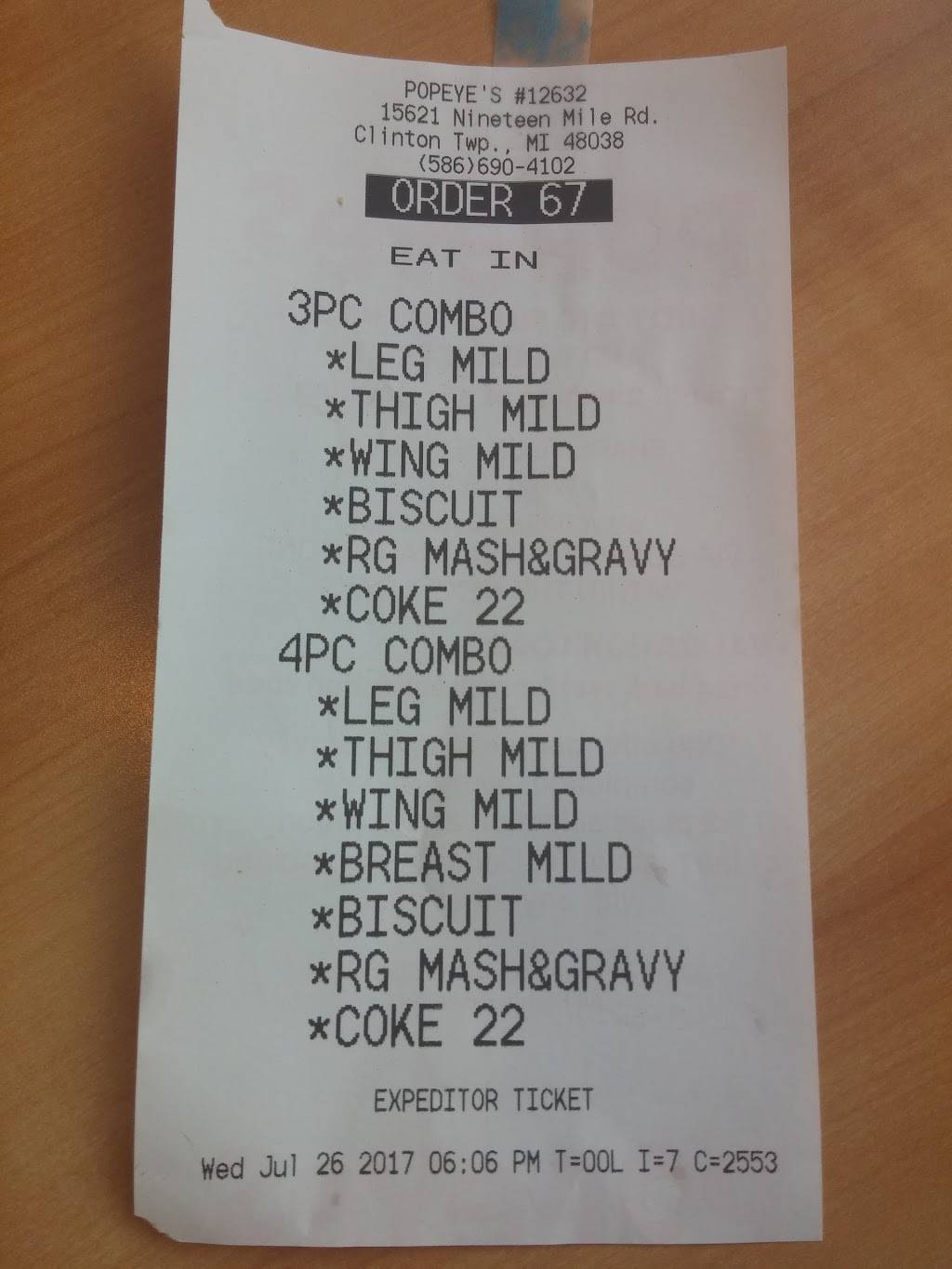 Popeyes Louisiana Kitchen | restaurant | 15261 19 Mile Rd, Clinton Twp, MI 48038, USA | 5866904102 OR +1 586-690-4102