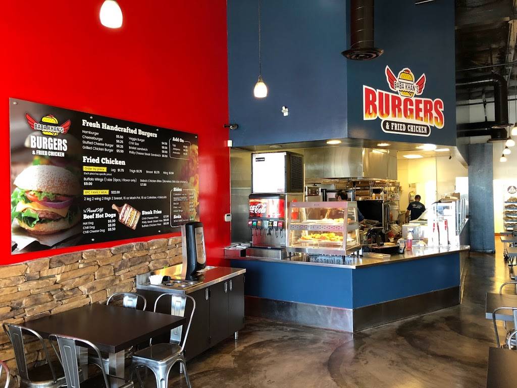 Baba Khans Burgers & Fried Chicken | restaurant | 17870 Newhope St Suite #103, Fountain Valley, CA 92708, USA | 7142417860 OR +1 714-241-7860