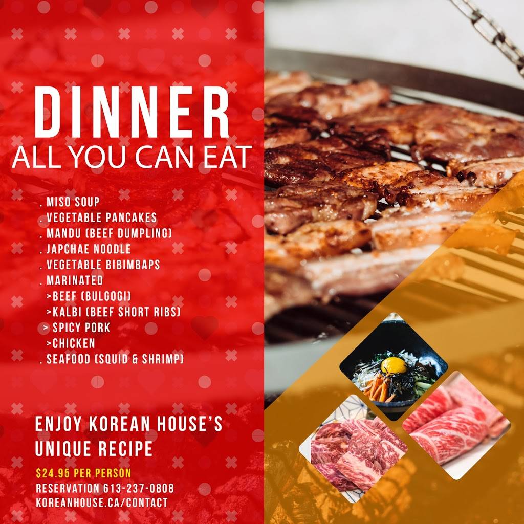 Korean House Restaurant | restaurant | 785 Somerset St W, Ottawa, ON K1R 6R3, Canada | 6132370808 OR +1 613-237-0808
