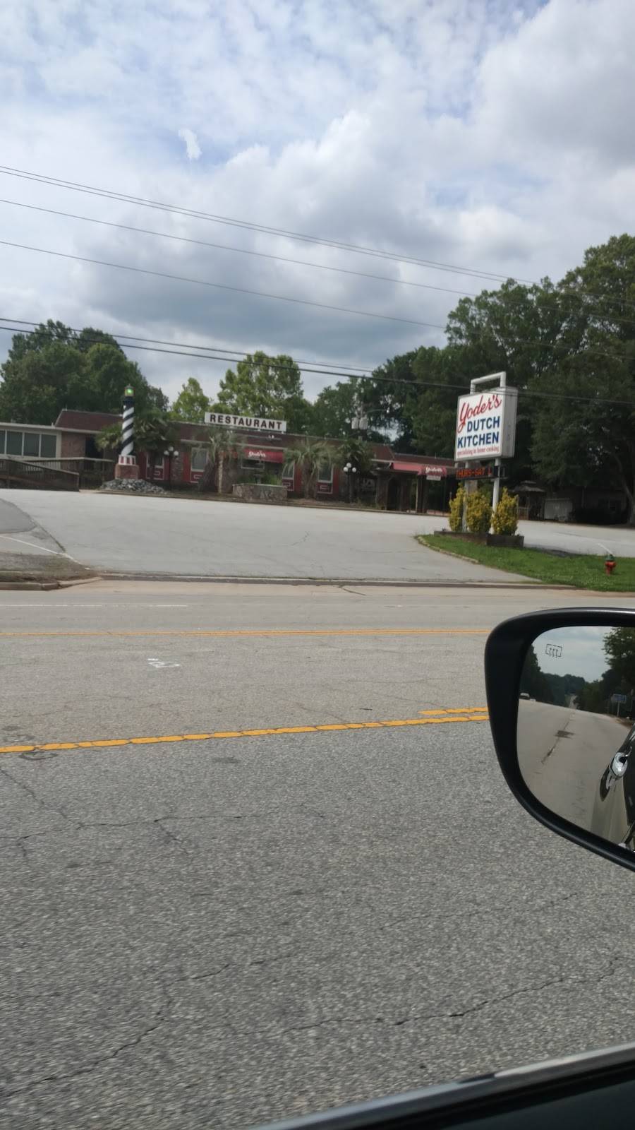 Yoders Dutch Kitchen | restaurant | 809 E Greenwood St, Abbeville, SC 29620, USA | 8643665556 OR +1 864-366-5556