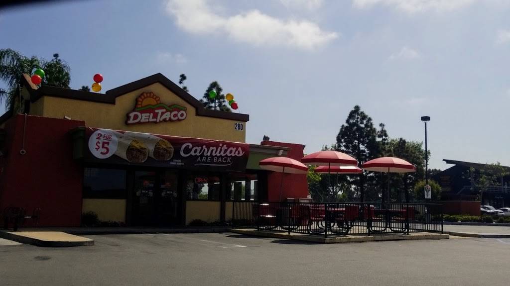 Del Taco | meal takeaway | 280 Bristol St, Costa Mesa, CA 92626, USA | 7145460587 OR +1 714-546-0587