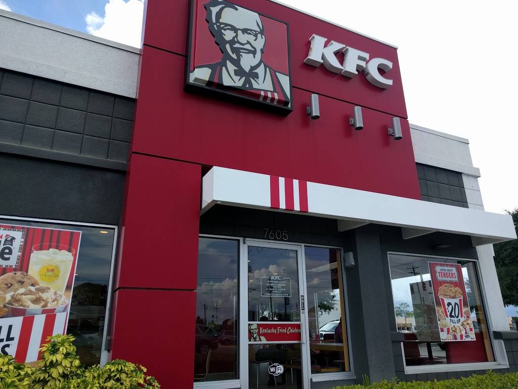 KFC | restaurant | 7605 W Hillsborough Ave, Tampa, FL 33615, USA | 8138844372 OR +1 813-884-4372