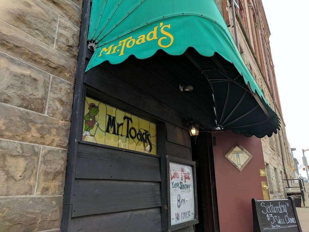 Mr. Toads | restaurant | 10 E Otterman St, Greensburg, PA 15601, USA | 7246891050 OR +1 724-689-1050