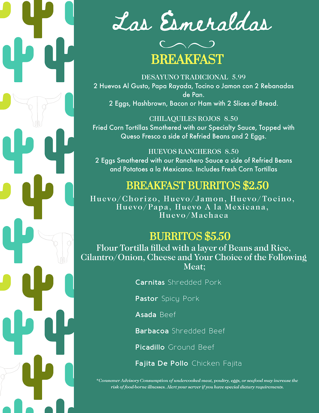 Taqueria Las Esmeraldas | restaurant | 4163 E Rosedale St, Fort Worth, TX 76105, USA | 8174209696 OR +1 817-420-9696