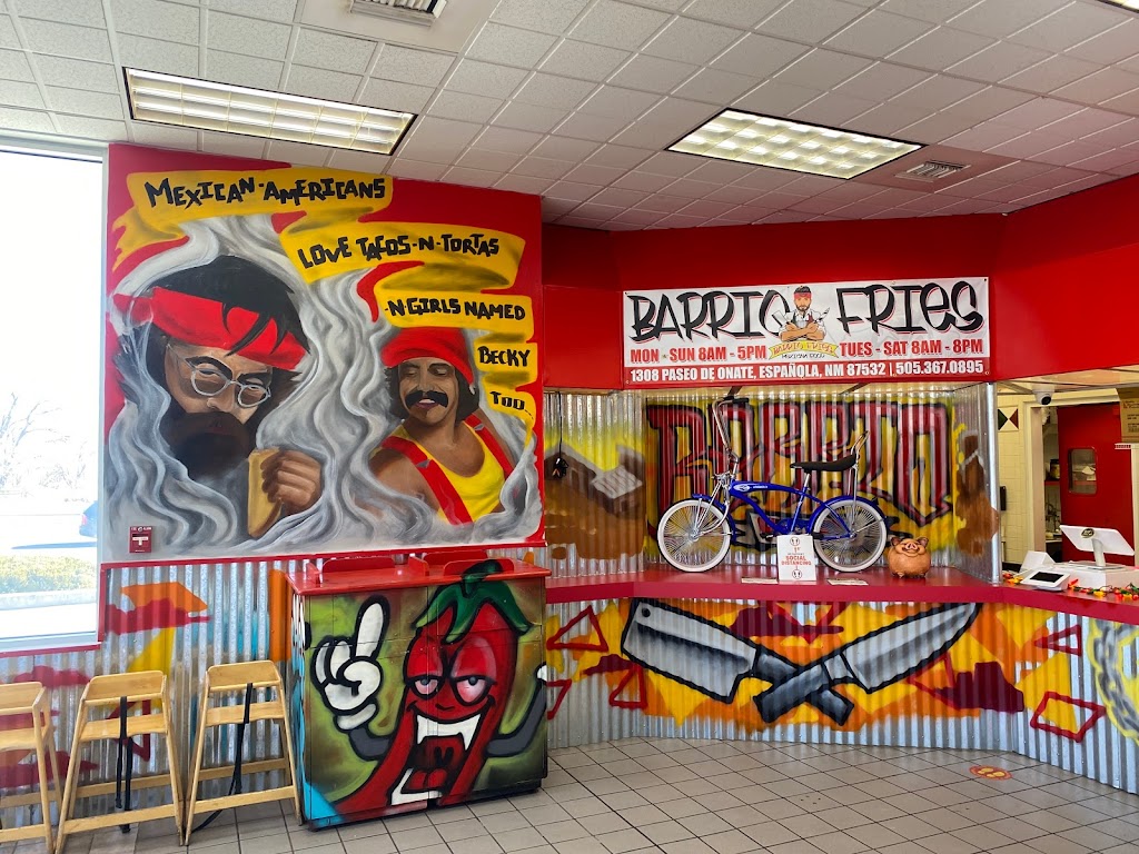 Barrio Fries Mexican food | restaurant | 1308 N Paseo De Onate, Española, NM 87532, USA | 5053670895 OR +1 505-367-0895