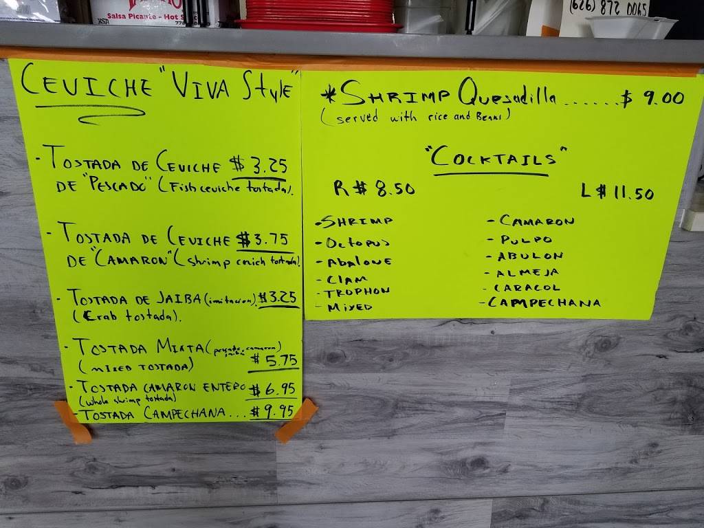 Viva Baja Grill | restaurant | 2123 San Gabriel Blvd, Rosemead, CA 91770, USA | 6268720065 OR +1 626-872-0065