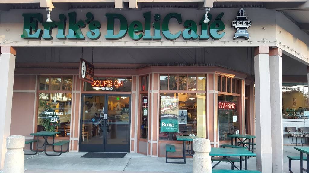 Eriks DeliCafé | restaurant | 2465, 19652 Stevens Creek Blvd, Cupertino, CA 95014, USA | 4089739898 OR +1 408-973-9898
