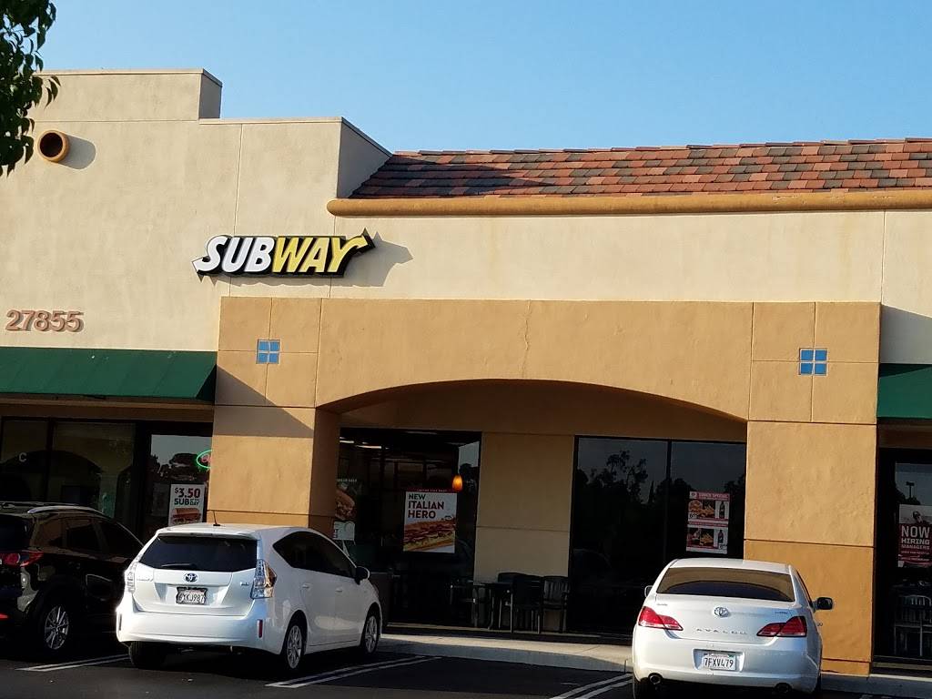 Subway Restaurants | restaurant | Shopping Center, 27855 Santa Margarita Pkwy, Mission Viejo, CA 92691, USA | 9493291051 OR +1 949-329-1051