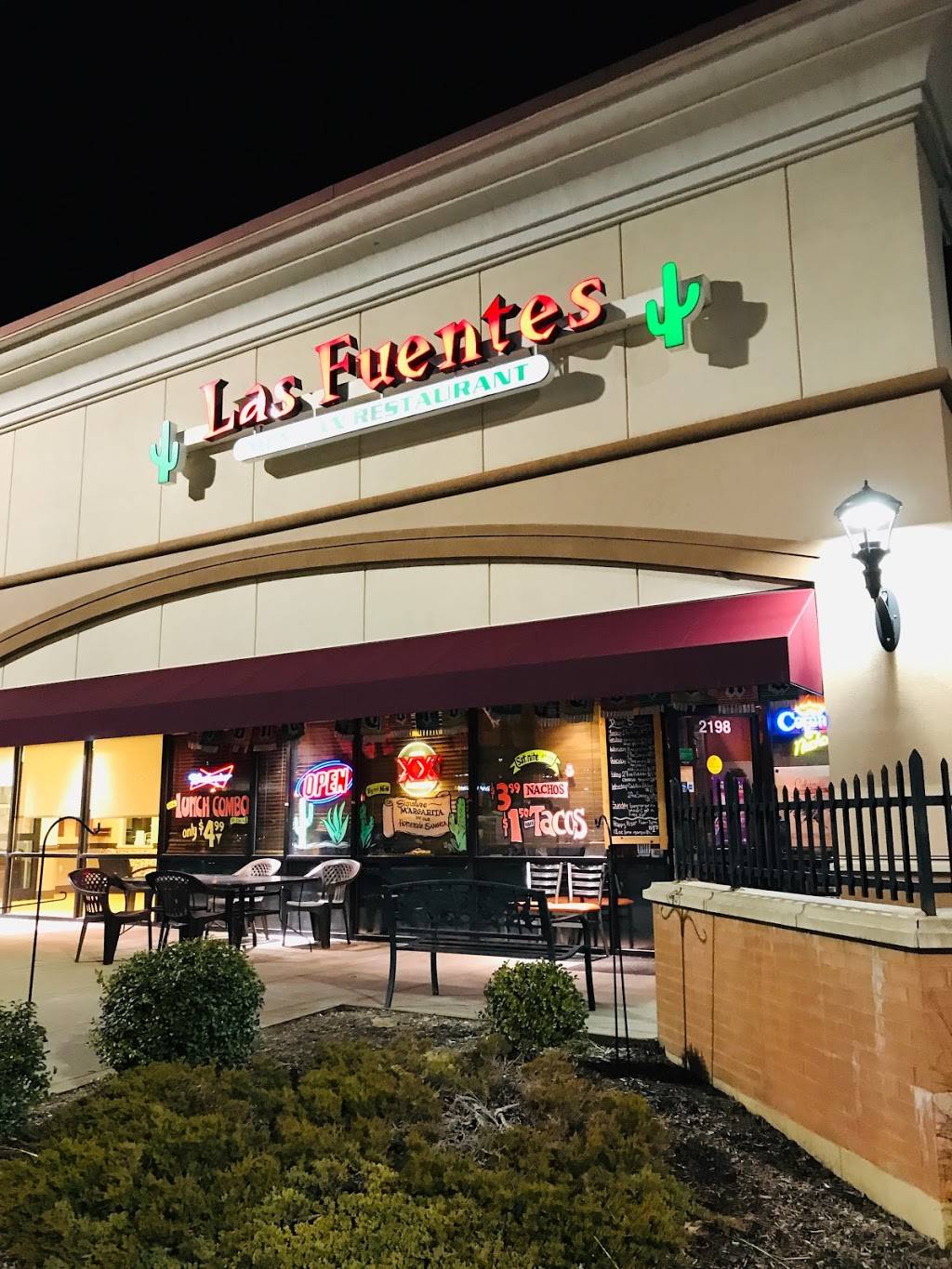 Las Fuentes Mexican Restaurant | restaurant | 2198 Michigan Ave, Arnold, MO 63010, USA | 6362871062 OR +1 636-287-1062