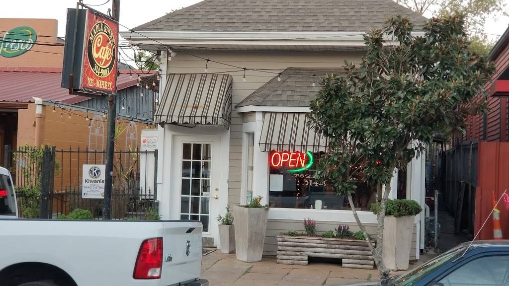 Maple Street Café | restaurant | 7623 Maple St, New Orleans, LA 70118, USA | 5043149003 OR +1 504-314-9003