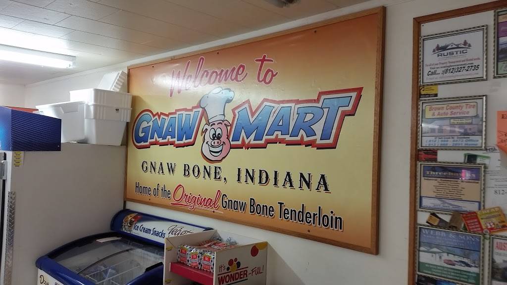 Gnaw Mart | restaurant | 4947 State Rd 46, Nashville, IN 47448, USA | 8129884116 OR +1 812-988-4116