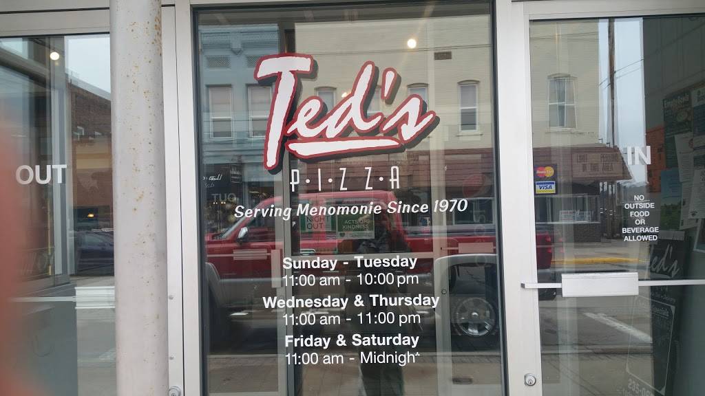 Teds Pizza Palace | restaurant | 306 Main St E, Menomonie, WI 54751, USA | 7152350600 OR +1 715-235-0600