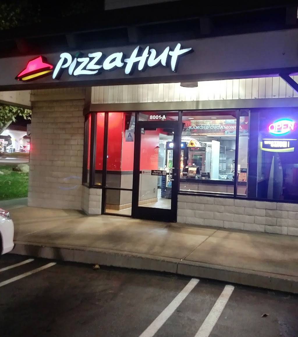 Pizza Hut | restaurant | 8001 Archibald Ave A, Rancho Cucamonga, CA 91730, USA | 9099489000 OR +1 909-948-9000