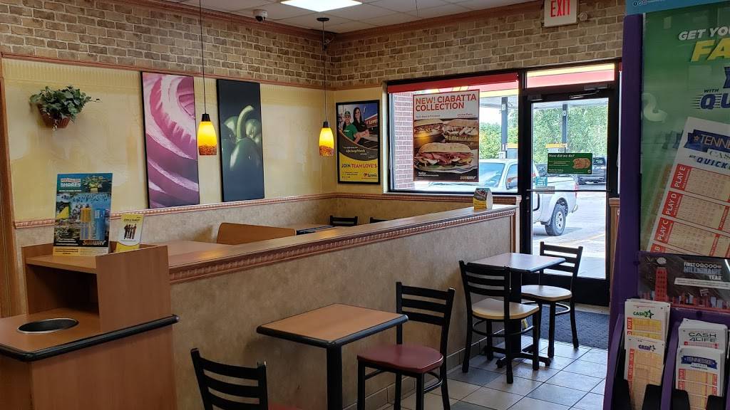 Subway Restaurants | restaurant | Exit 280 @ I-40 &, TN-56, Baxter, TN 38544, USA | 9318586150 OR +1 931-858-6150