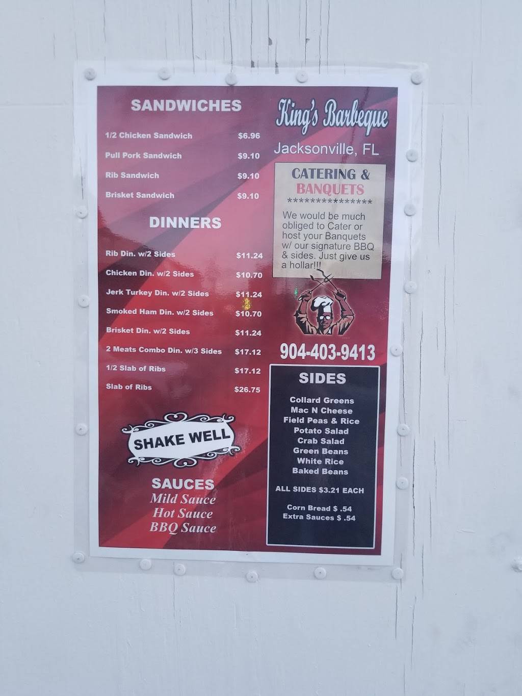 Kings Barbque | restaurant | Lexington Ave, and, Blanding Blvd, Jacksonville, FL 32210, USA | 9044039413 OR +1 904-403-9413