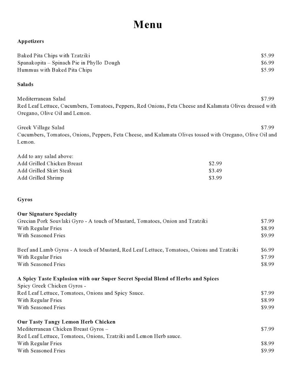 Eros Gyros | restaurant | Inside Delicia Mexican Grill, 12337 Illinois Rte 59 Suite 127, Plainfield, IL 60585, USA | 8152549220 OR +1 815-254-9220