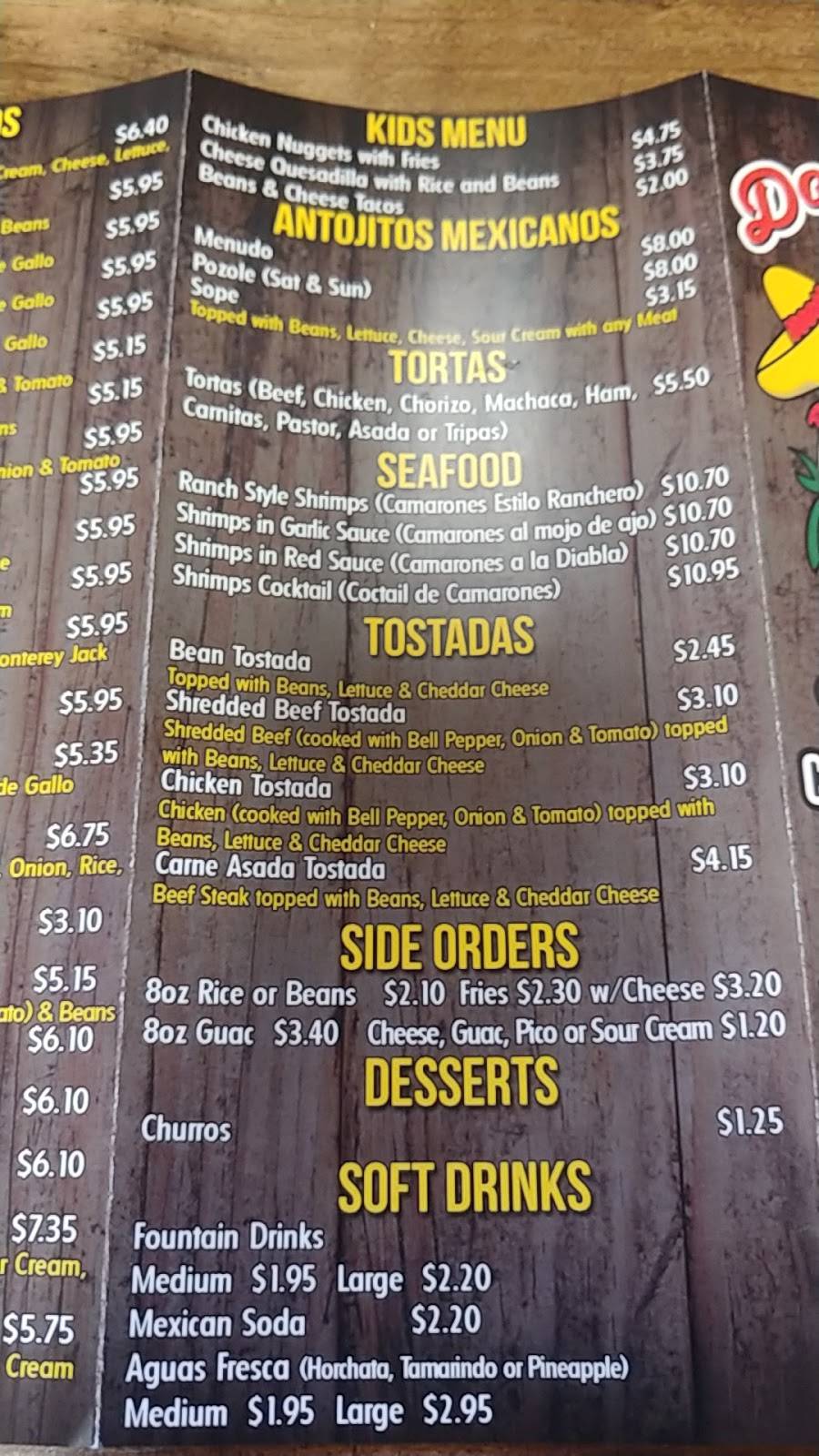 Dos Juanitos | restaurant | 6200 McCart Ave, Fort Worth, TX 76133, USA | 6824996938 OR +1 682-499-6938