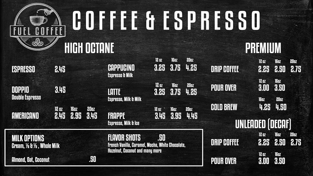 Fuel Coffee | bakery | 800 N Main St Suite 110, Alpharetta, GA 30009, USA | 6786918160 OR +1 678-691-8160