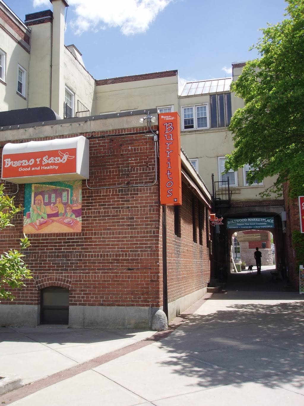 Bueno Y Sano | restaurant | 1 Boltwood Walk, Amherst, MA 01002, USA | 4132534000 OR +1 413-253-4000