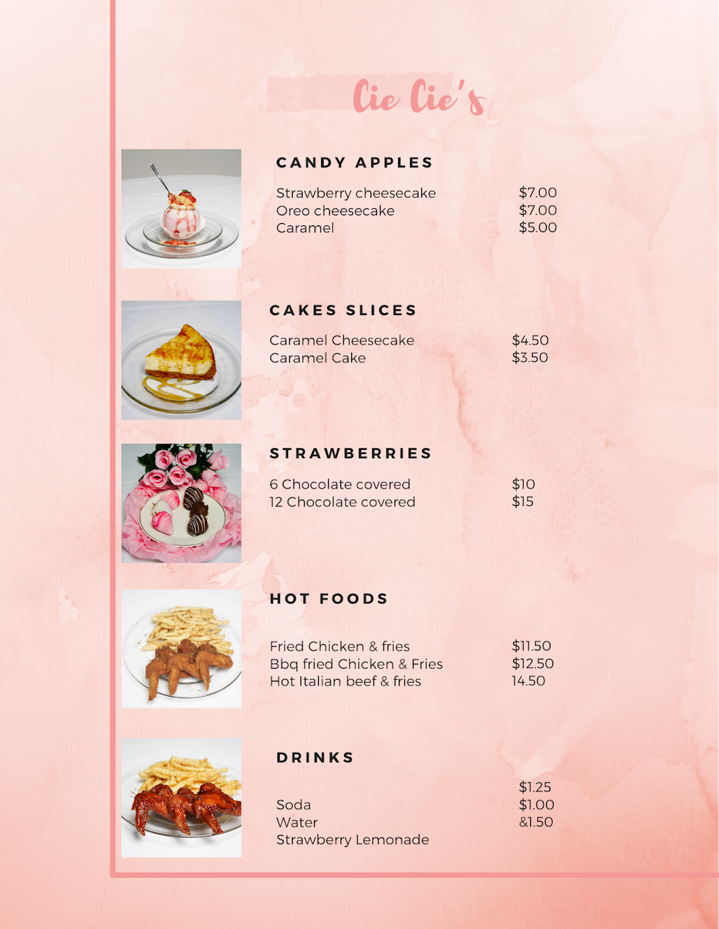 Cie Cies Sweet Treeats & More | restaurant | 1139 24th St, Des Moines, IA 50311, USA | 5154124240 OR +1 515-412-4240