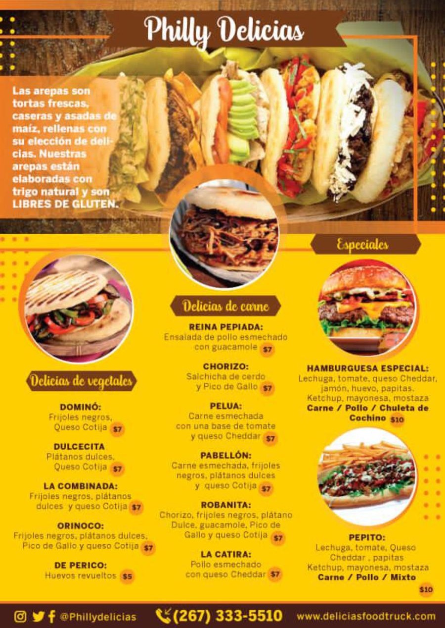 Philly Delicias Foodtruck | restaurant | 6599 Everett St, Philadelphia, PA 19149, USA | 2673335510 OR +1 267-333-5510