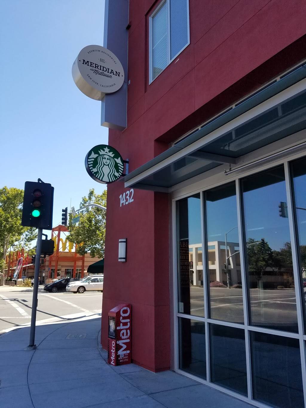 Starbucks | cafe | 1432 W San Carlos St #70, San Jose, CA 95126, USA | 4082759368 OR +1 408-275-9368