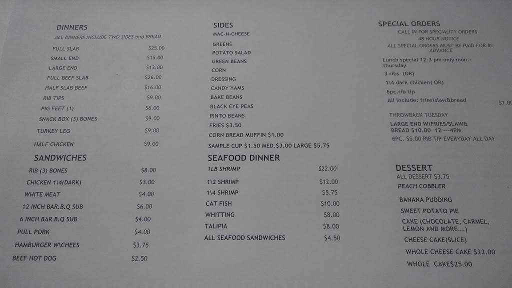 Lees Texas Style Bar-B-Q | restaurant | 14001 Fenkell Ave, Detroit, MI 48227, USA | 3134524940 OR +1 313-452-4940