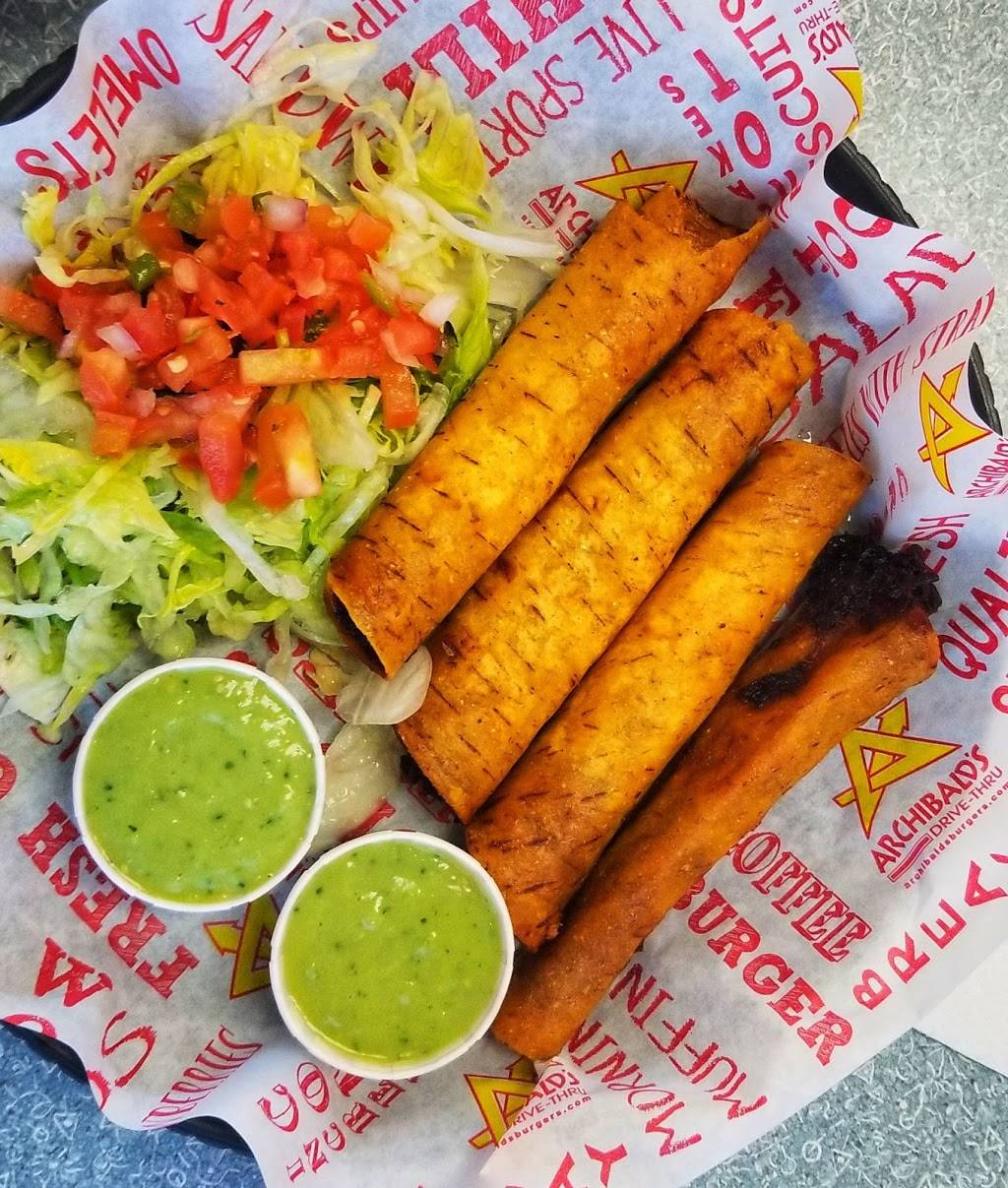 Archibalds Drive-Thru | restaurant | 2685 E Riverside Dr, Ontario, CA 91761, USA | 9093212188 OR +1 909-321-2188