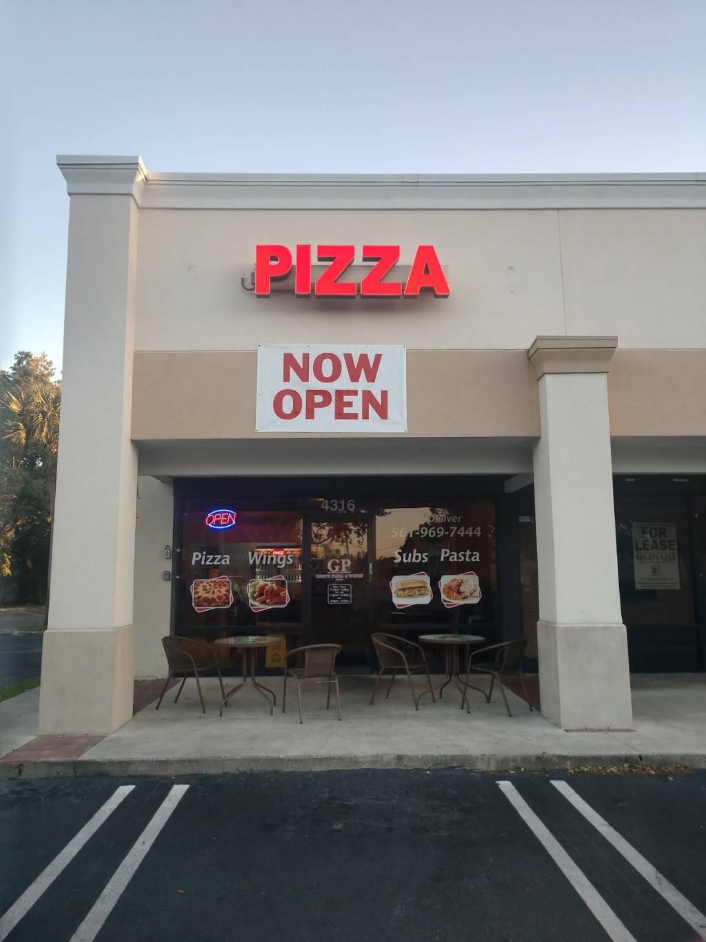 Ginos Pizza | restaurant | 4316 Forest Hill Blvd, Palm Springs, FL 33406, USA | 5619697444 OR +1 561-969-7444