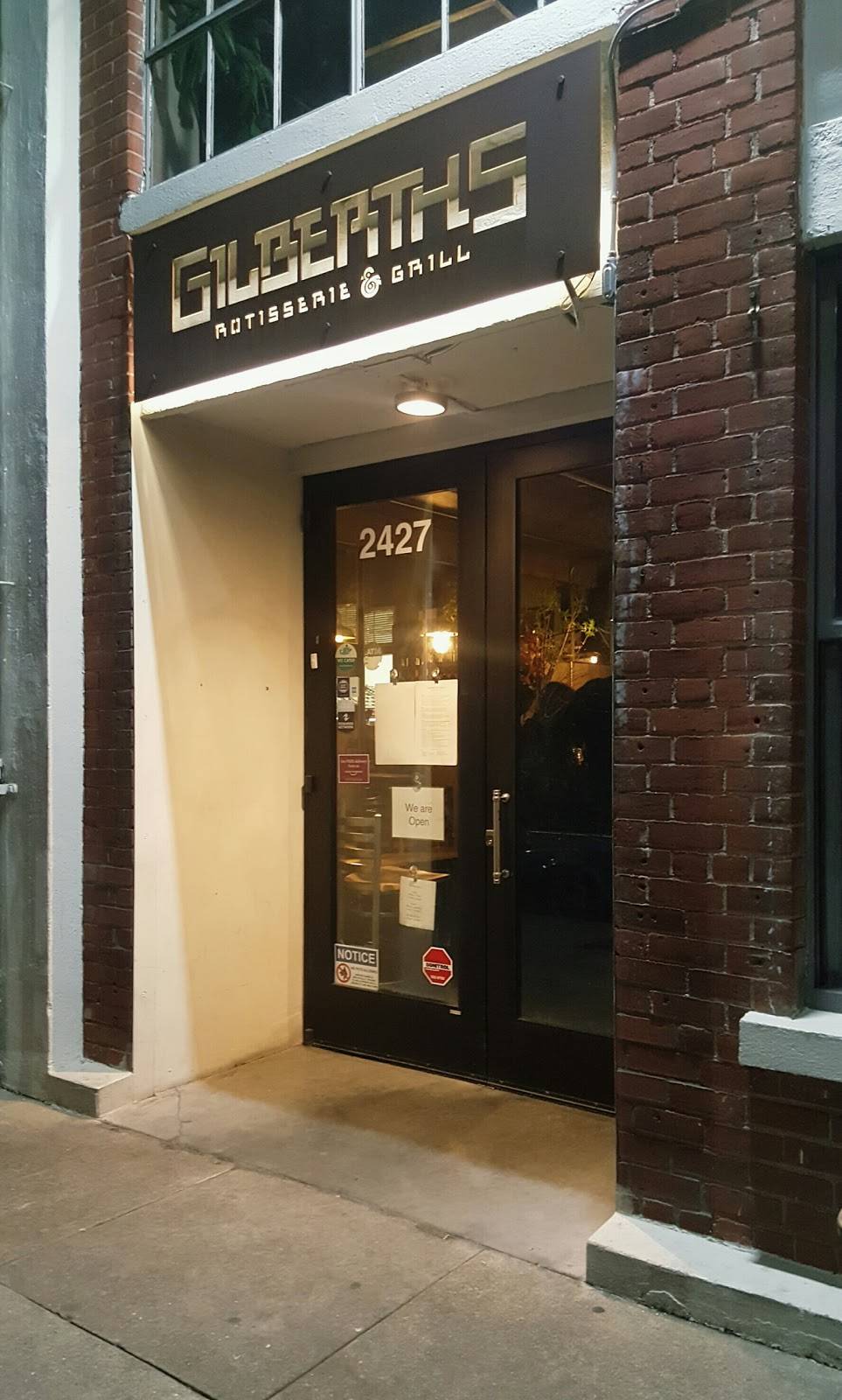 Gilberths Rotisserie & Grill | restaurant | 2427 3rd St, San Francisco, CA 94107, USA | 4159137163 OR +1 415-913-7163