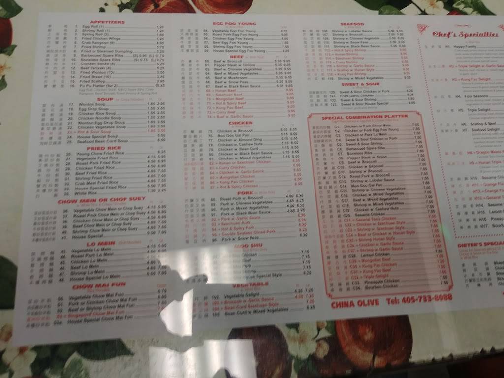 China Olive | restaurant | 9008 S Sooner Rd, Oklahoma City, OK 73165, USA | 4057338088 OR +1 405-733-8088