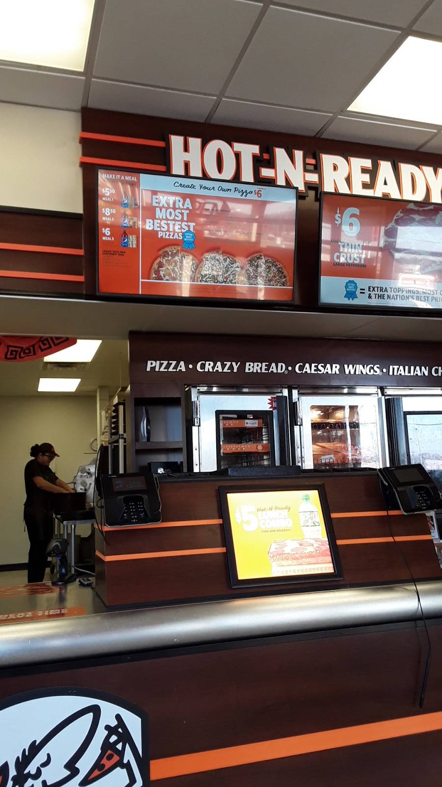 Little Caesars Pizza | meal takeaway | 1412 N Valley Mills Dr, Waco, TX 76710, USA | 2547723210 OR +1 254-772-3210