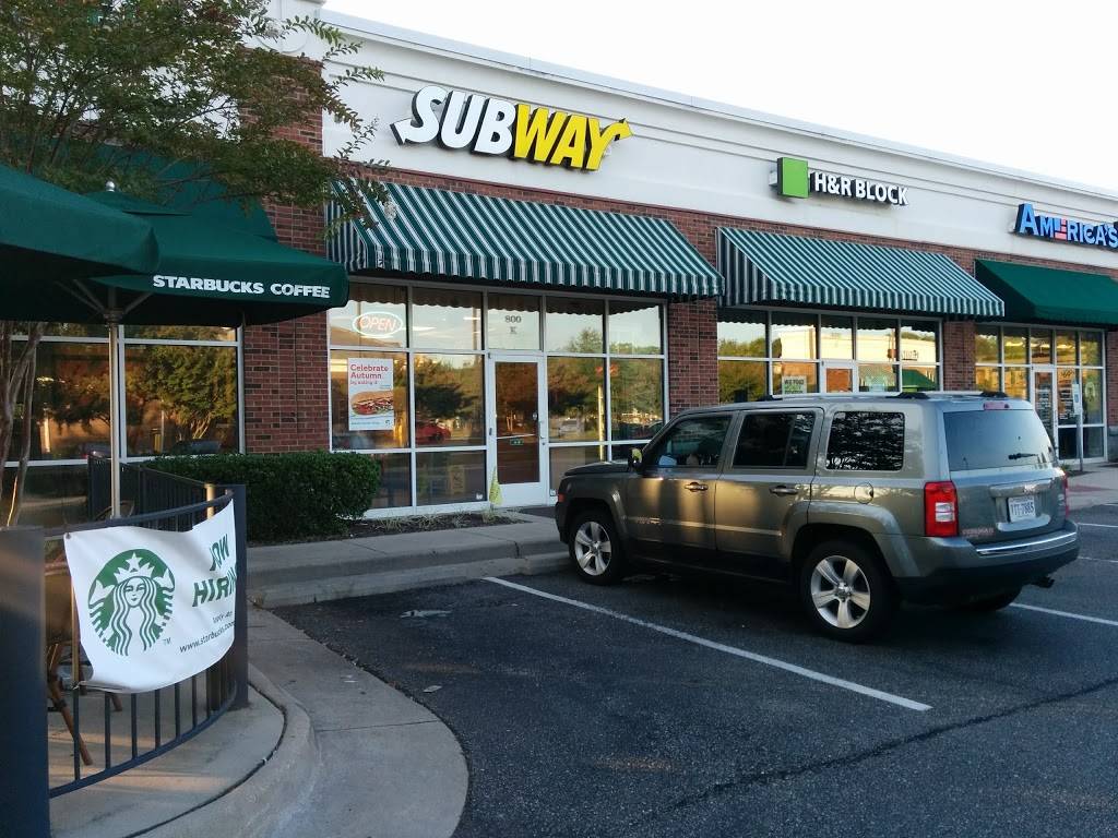 Subway | restaurant | 800 Rochambeau Drive Unit K The Shops at Cedar Valley, Williamsburg, VA 23188, USA | 7572204772 OR +1 757-220-4772