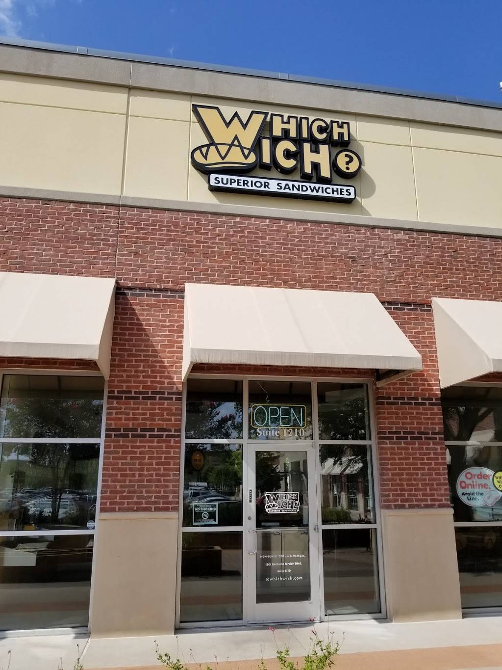 Which Wich Superior Sandwiches | restaurant | 1201 Barbara Jordan Blvd #1210, Austin, TX 78723, USA | 5124829424 OR +1 512-482-9424