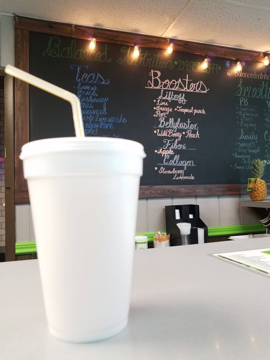 Balanced Nutrition | restaurant | 844 Cline Ave, Griffith, IN 46319, USA | 2199512399 OR +1 219-951-2399