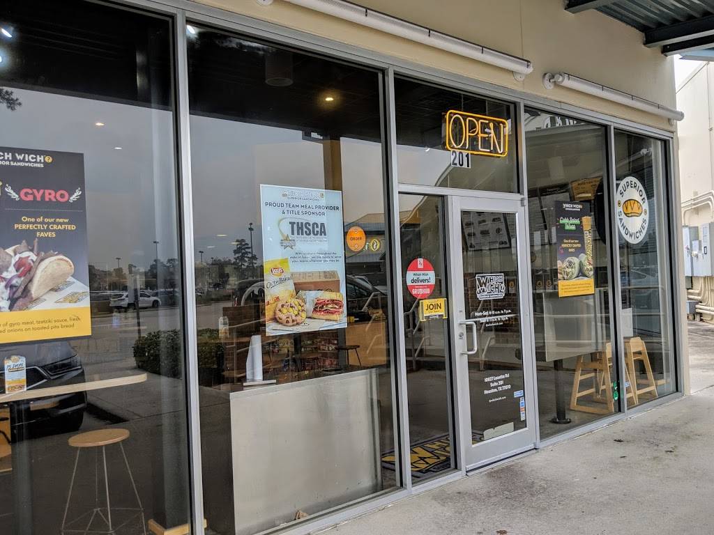 Which Wich Superior Sandwiches | restaurant | 10927 Louetta Rd #201, Houston, TX 77070, USA | 8327173334 OR +1 832-717-3334
